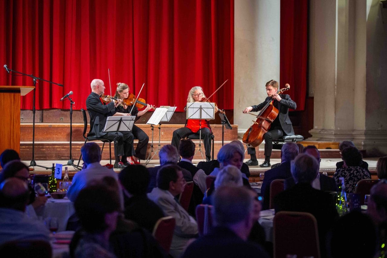 LMP string quartet on stage
